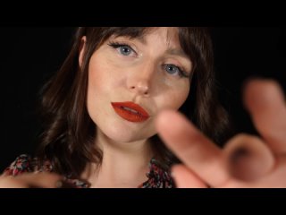 asmr hypnotic face touching personal attention layered whispering for sleep